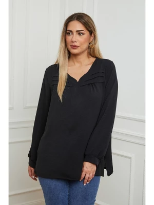 Plus Size Company Bluzka "Bedina" w kolorze czarnym rozmiar: 46