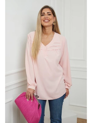 Plus Size Company Bluzka "Bedina" w kolorze jasnoróżowym rozmiar: 46