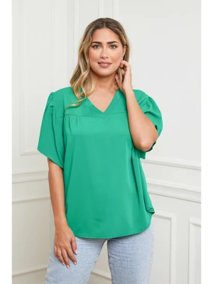 Plus Size Company Bluzka w kolorze zielonym rozmiar: 42