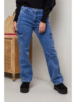 Plus Size Company Dżinsy "Marge" - Comfort fit - w kolorze niebieskim rozmiar: 38