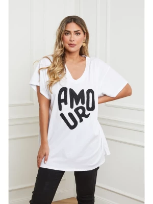 Plus Size Company Koszulka w kolorze białym rozmiar: 44