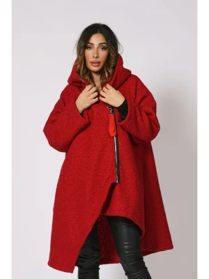 Plus Size Company Płaszcz przejściowy "Eros" w kolorze czerwonym rozmiar: 50