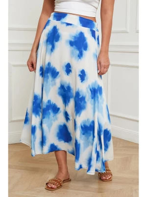 Plus Size Company Spódnica w kolorze niebiesko-białym rozmiar: 46