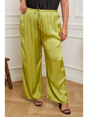 Plus Size Company Spodnie "Kendy" w kolorze oliwkowym rozmiar: 48