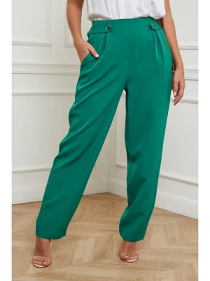 Plus Size Company Spodnie w kolorze zielonym rozmiar: 48/50