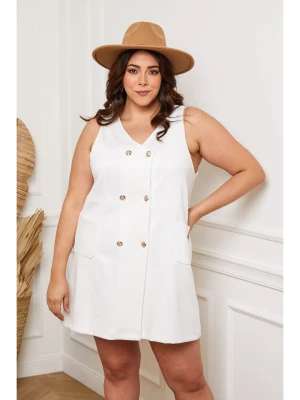 Plus Size Company Sukienka "Elfo" w kolorze białym rozmiar: 48