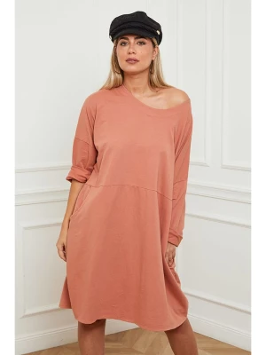 Plus Size Company Sukienka "Gorel" w kolorze karmelowym rozmiar: 48