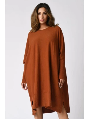 Plus Size Company Sukienka "Riyad" w kolorze jasnobrązowym rozmiar: 52/54