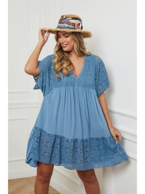 Plus Size Company Sukienka w kolorze niebieskim rozmiar: 44