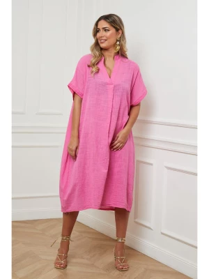 Plus Size Company Sukienka w kolorze różowym rozmiar: 40