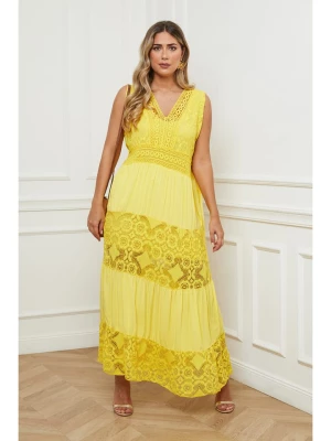 Plus Size Company Sukienka w kolorze żółtym rozmiar: 40