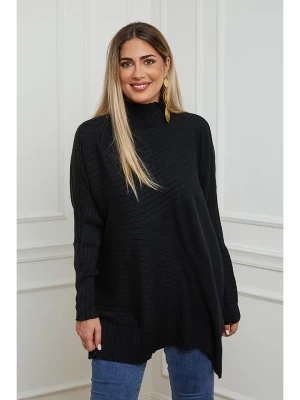 Plus Size Company Sweter "Bastos" w kolorze czarnym rozmiar: 48