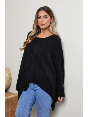 Plus Size Company Sweter "Cluz" w kolorze czarnym rozmiar: 48