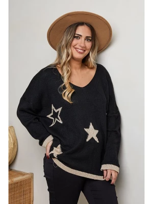 Plus Size Company Sweter "Corry" w kolorze czarnym rozmiar: 46