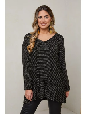 Plus Size Company Sweter "Daliah" w kolorze czarnym rozmiar: 46