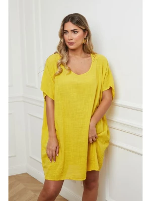 Plus Size Company Tunika w kolorze żółtym rozmiar: 52