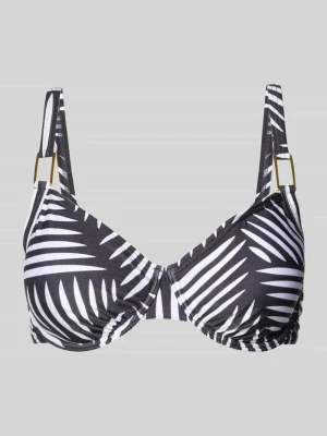 PLUS SIZE góra od bikini z fiszbinami model 'Liv' Lascana Czarny
