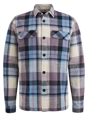 PME Legend Koszula - Regular fit - w kolorze fioletowo-błękitno-kremowym rozmiar: XL