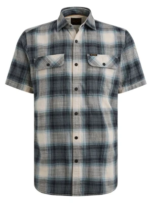 PME Legend Koszula - Regular fit - w kolorze granatowo-kremowym rozmiar: XXL