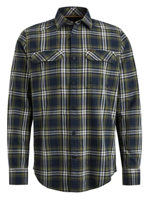PME Legend Koszula - Regular fit - w kolorze oliwkowo-granatowym rozmiar: XL