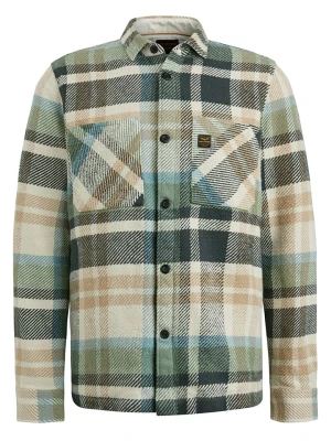 PME Legend Koszula w kolorze beżowo-zielonym rozmiar: XL