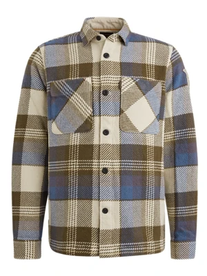 PME Legend Koszula w kolorze oliwkowo-niebiesko-kremowym rozmiar: L