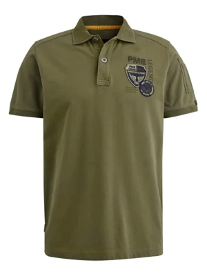 PME Legend Koszulka polo w kolorze khaki rozmiar: M