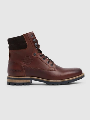 PME Legend Skórzane botki w kolorze jasnobrązowym rozmiar: 45