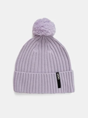 POC czapka z dodatkiem wełny kolor fioletowy 64313