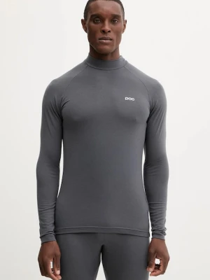 POC longsleeve funkcyjny z dodatkiem wełny kolor szary 57032