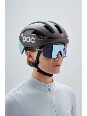 POC Okulary rowerowe "Devour Mid" w kolorze czarno-niebieskim rozmiar: onesize