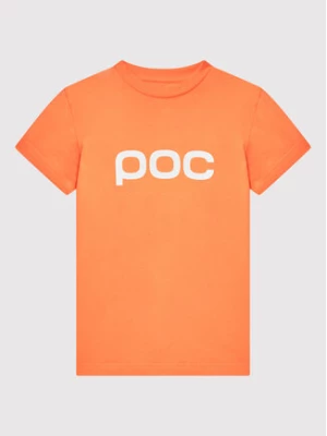 POC T-Shirt 61607 Pomarańczowy Regular Fit