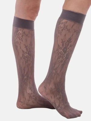 Podkolanówki Swedish Stockings szary melanż
