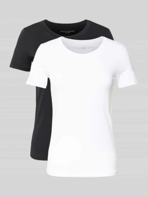 Koszulka na ramiączkach o kroju slim fit w Zestaw 2 szt. Tommy Hilfiger Czarny