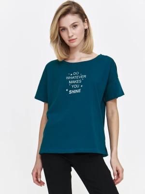 Podkoszulek oversize w kolorze granatowym Top Secret