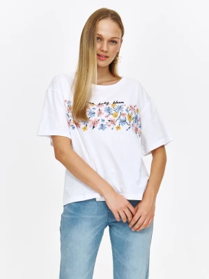 Podkoszulek w pastelowe kwiaty Top Secret