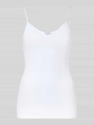 Podkoszulka o kroju slim fit z cienkimi ramiączkami Hanro