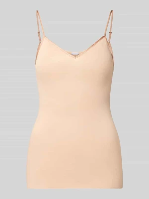 Podkoszulka o kroju slim fit z cienkimi ramiączkami Hanro