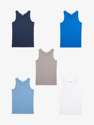 Podkoszulki z miękką bawełną (5 szt.) bonprix