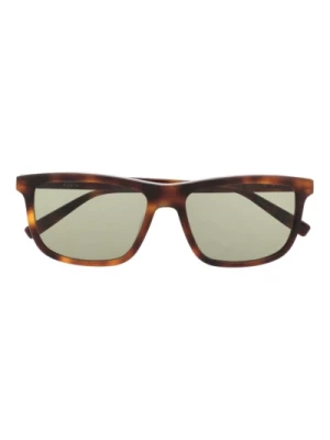 Podnieś swój styl dzięki kwadratowym okularom przeciwsłonecznym dla mężczyzn Saint Laurent
