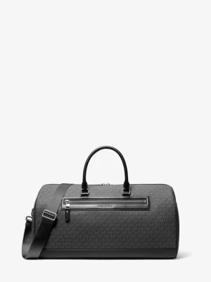 Podróżna torba weekendowa Jet Set z charakterystycznym logo Michael Kors CZARNY (Czarny)