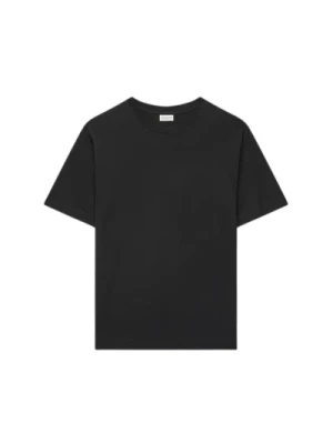 Podstawowa Czarna Koszulka - 100% Bawełna Dries Van Noten