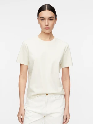 T-shirt basic comma beżowy