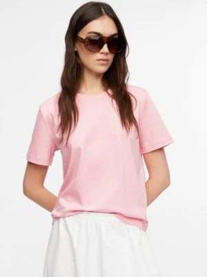 T-shirt basic comma różowy