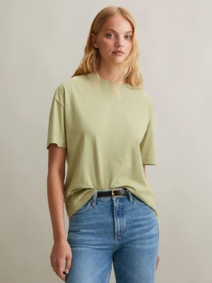Podstawowy luźny T-shirt Marc O'Polo zelená