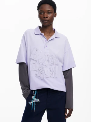 Podwójna koszulka z rękawami patch Botter Desigual