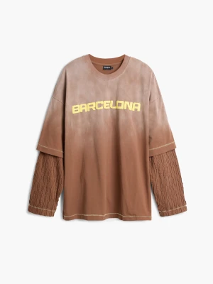 Podwójna koszulka z rękawami studio Desigual