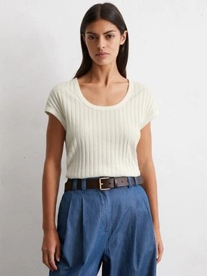 Pointelle T-shirt slim Marc O'Polo