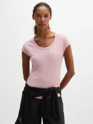 Pointelle T-shirt slim Marc O'Polo