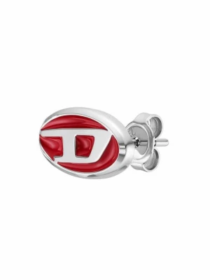 Pojedynczy kolczyk Diesel srebrny